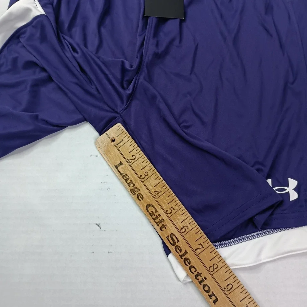 Under Armour Men's UA Maquina 3.0 Shorts Size S Small Purple White Lightweight